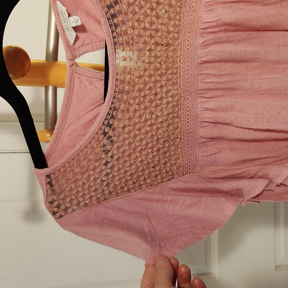Lucky Brand pink boho top - Picture 5 of 7